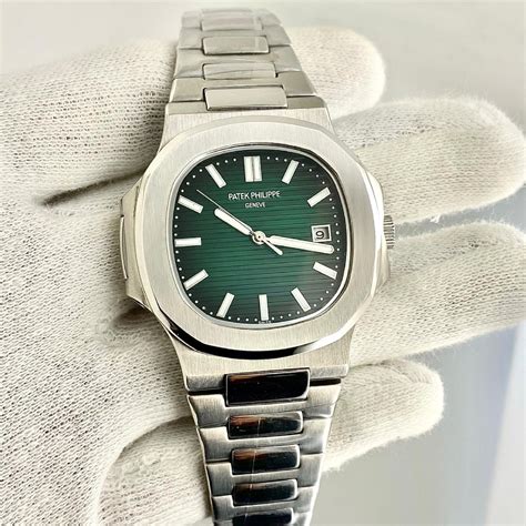 patek philippe nautilus green dial price|patek philippe nautilus green price.